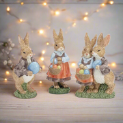 Rabbit Family Figurines