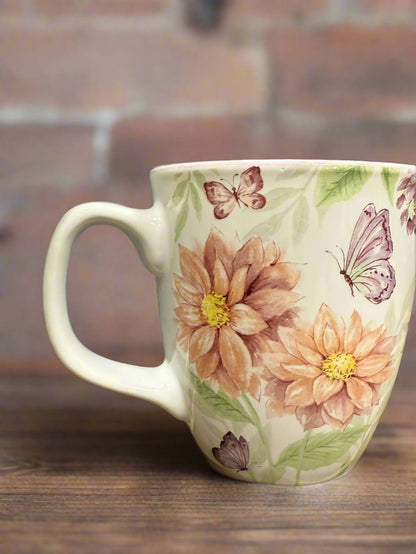 Butterflies and Flowers Mug - Nifty Decor & More