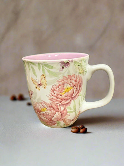 Butterflies and Flowers Mug - Nifty Decor & More