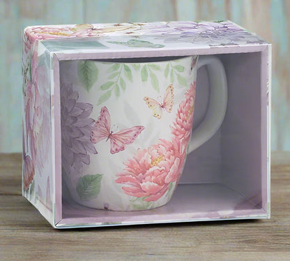 Butterflies and Flowers Mug - Nifty Decor & More