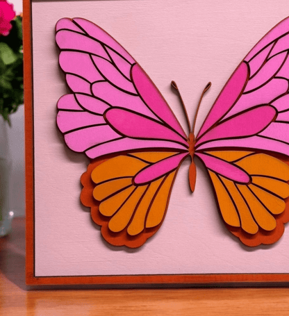Butterfly Wall Art Colorful & Vibrant, Chic Home Accent, Adds Life to Any Space, Ideal Gift for Nature Fans - Nifty Decor & More