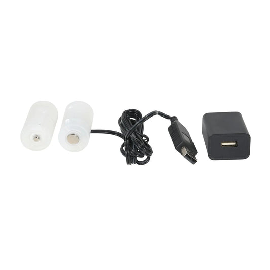 C Battery USB Adaptor Black | Dept 56 - Nifty Decor & More