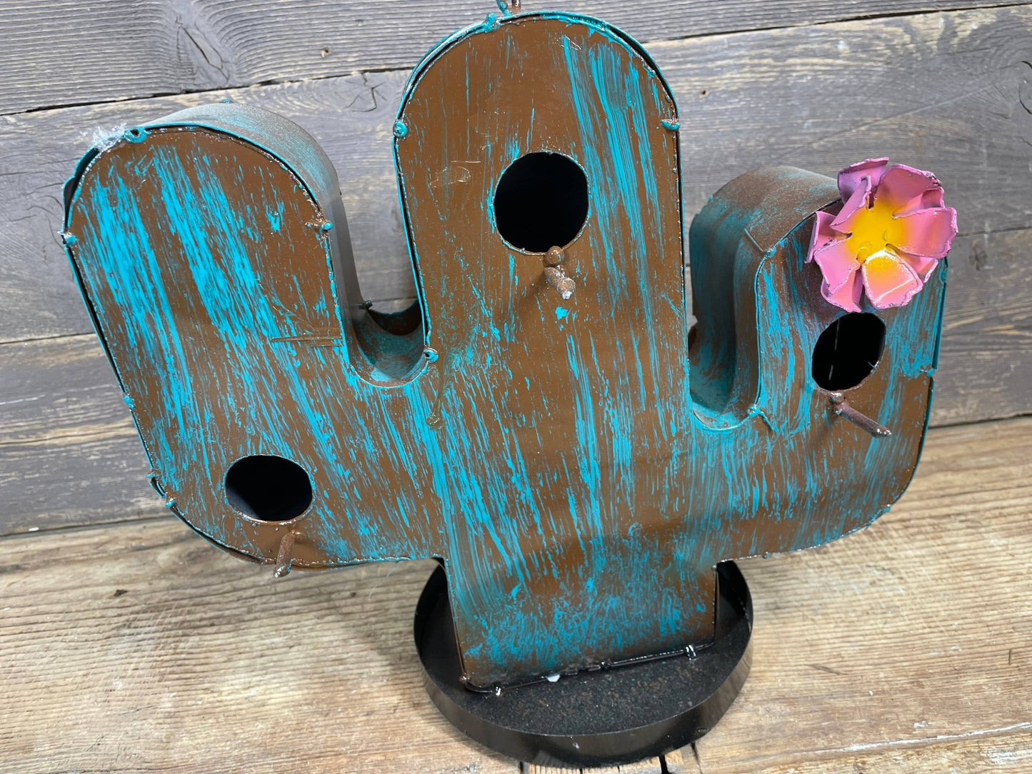 Cactus Metal Bird House - Nifty Decor & More