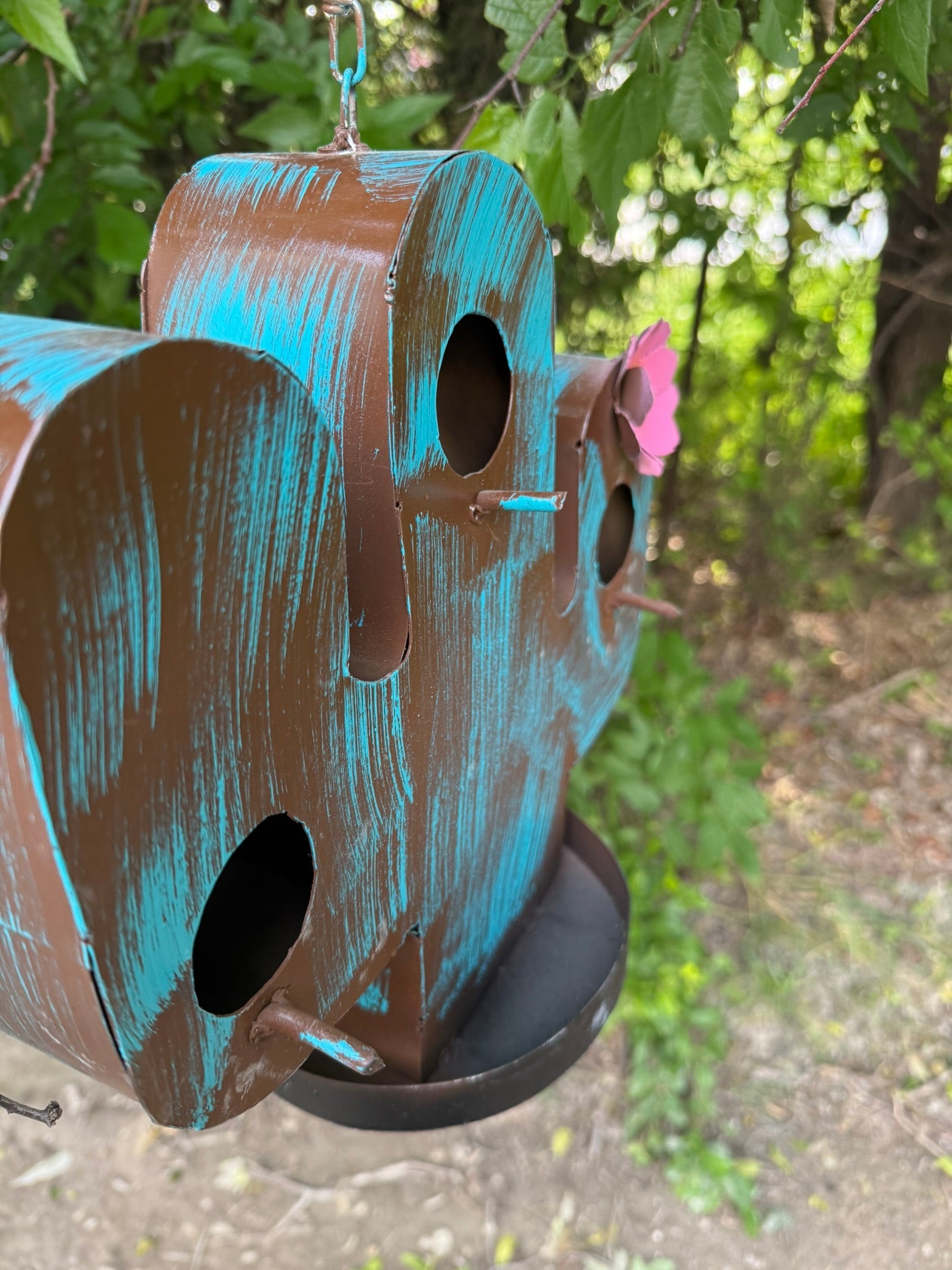 Cactus Metal Bird House - Nifty Decor & More