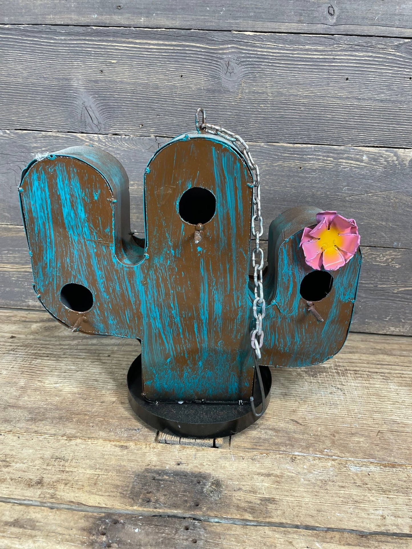 Cactus Metal Bird House - Nifty Decor & More