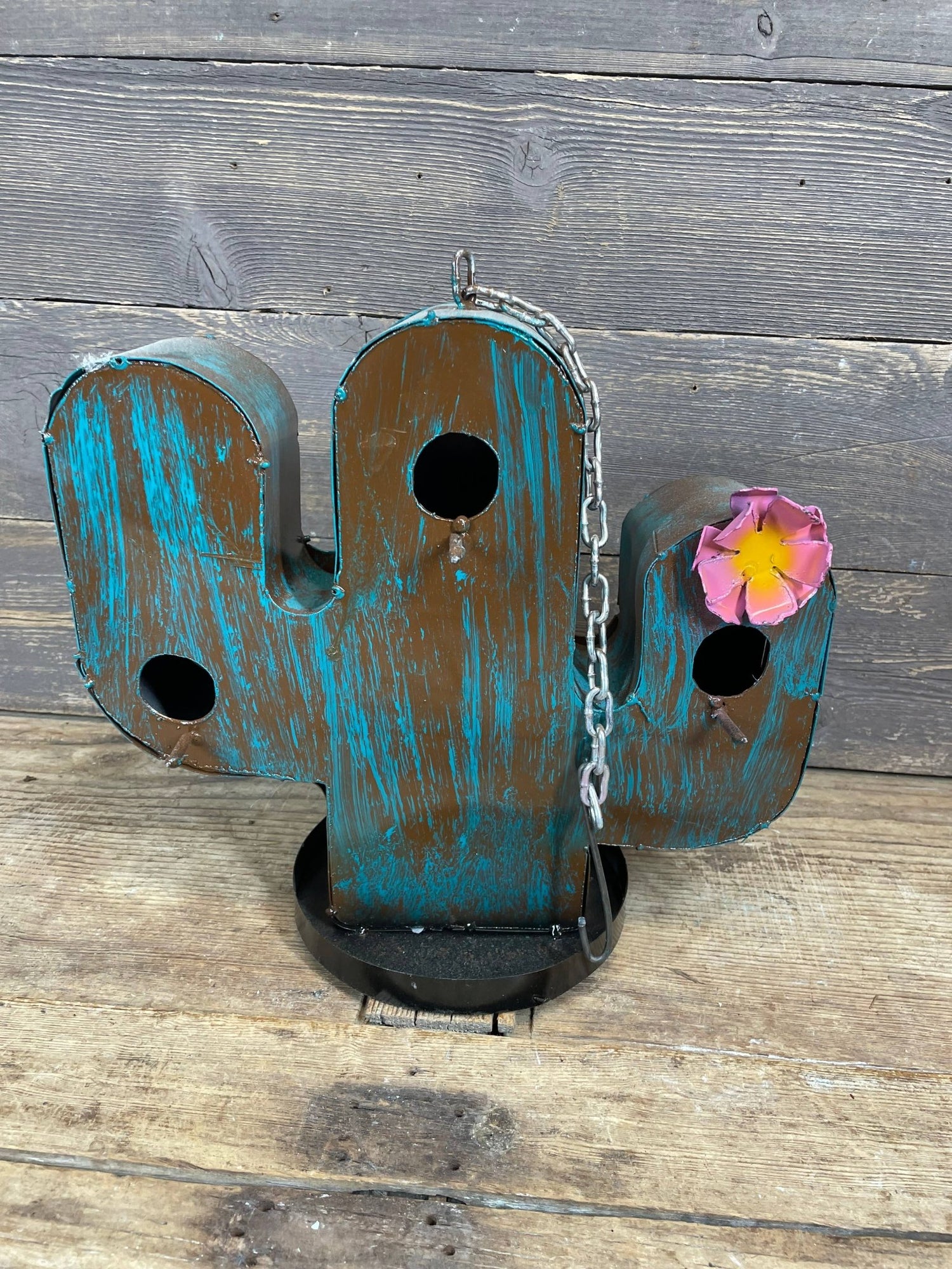 Cactus Metal Bird House - Nifty Decor & More