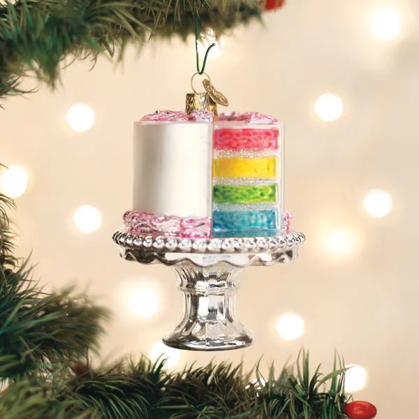 Cake On Stand Ornament - Nifty Decor & More
