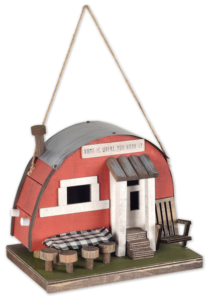 Camper Birdhouse, Charming Outdoor Nesting Home, Perfect for Bird Watchers, Unique Mother's Day Gift Idea