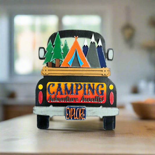 Camping Truck Interchangeable Add On with Truck