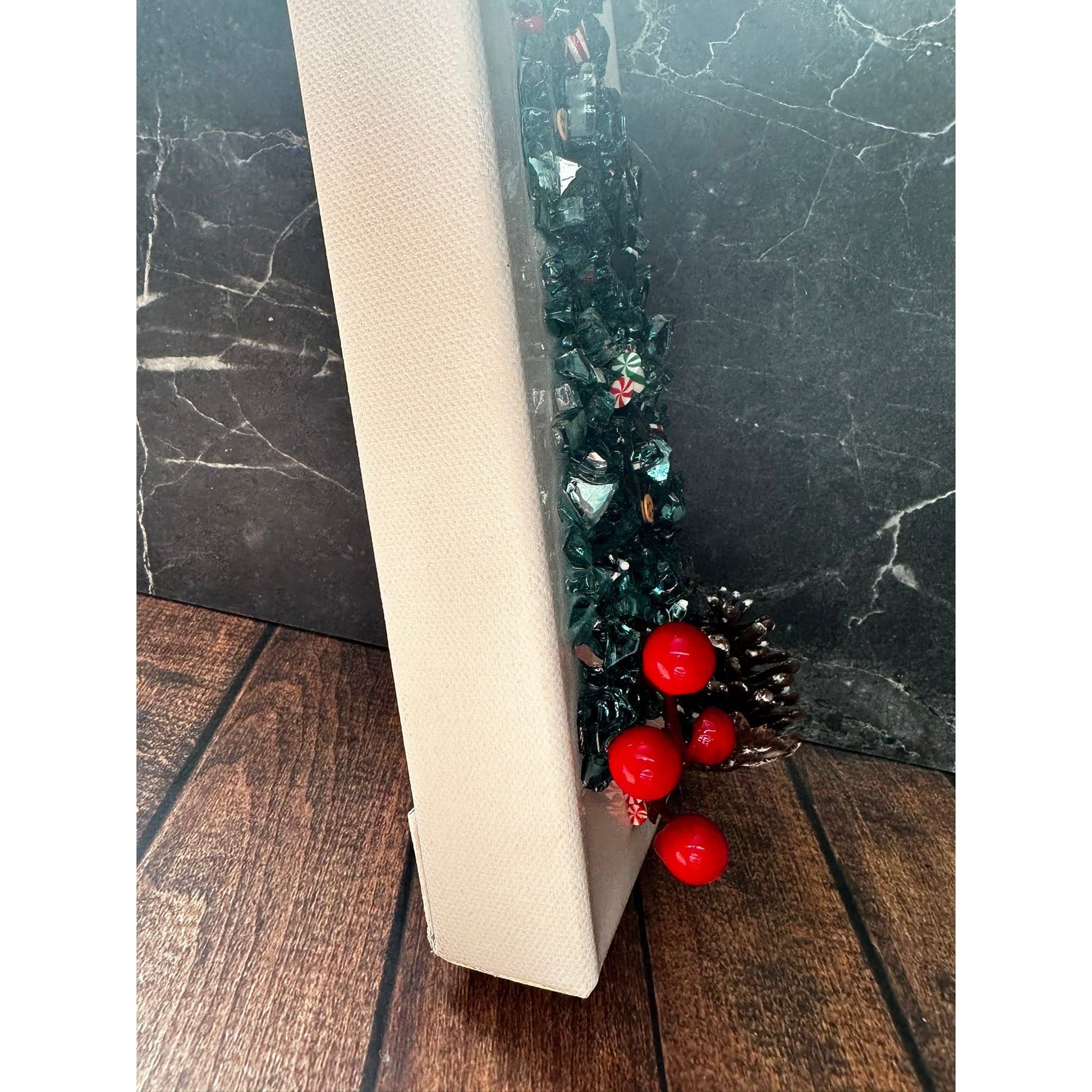 Candy Cane Christmas Tree Resin Frame - Nifty Decor & More