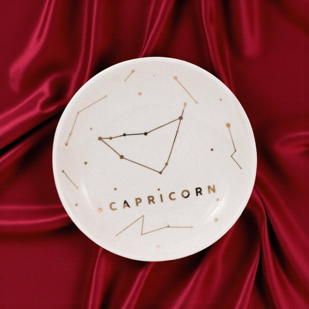 Capricorn Zodiac Jewelry Dish - (Dec 22 - Jan 19) - Nifty Decor & More