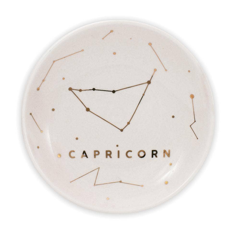 Capricorn Zodiac Jewelry Dish - (Dec 22 - Jan 19) - Nifty Decor & More