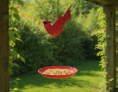 Cardinal Bird Feeder - Nifty Decor & More