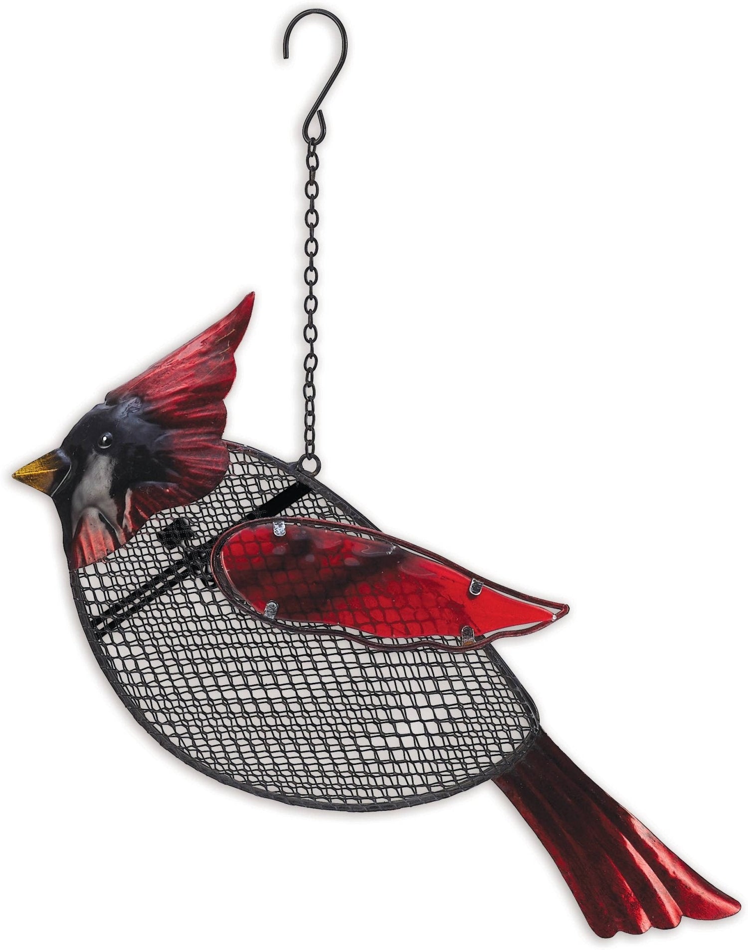 Cardinal Birdfeeder, Vibrant Outdoor Feeder for Bird Watchers, Decorative Garden Accessory, Thoughtful Mother’s Day Gift - Nifty Decor & More