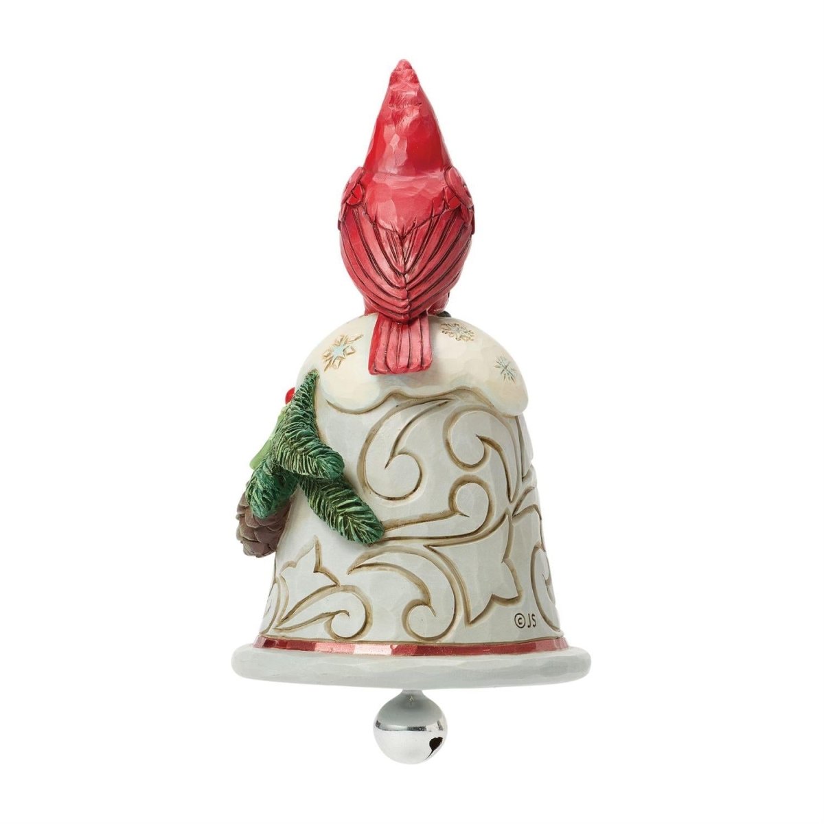 Cardinal Perched on Bell Pint - Nifty Decor & More