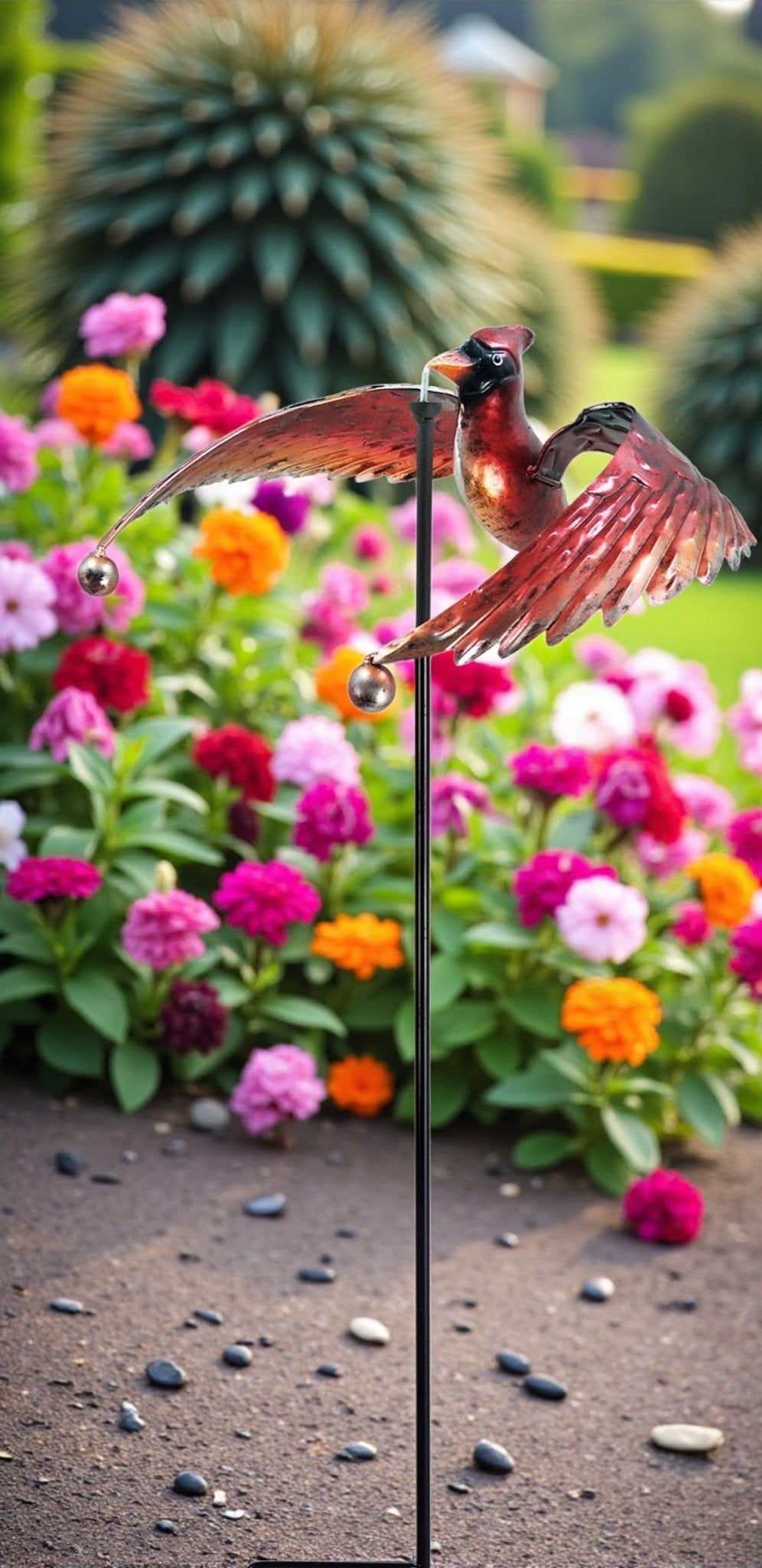 Cardinal Wind Spinner 45" - Nifty Decor & More