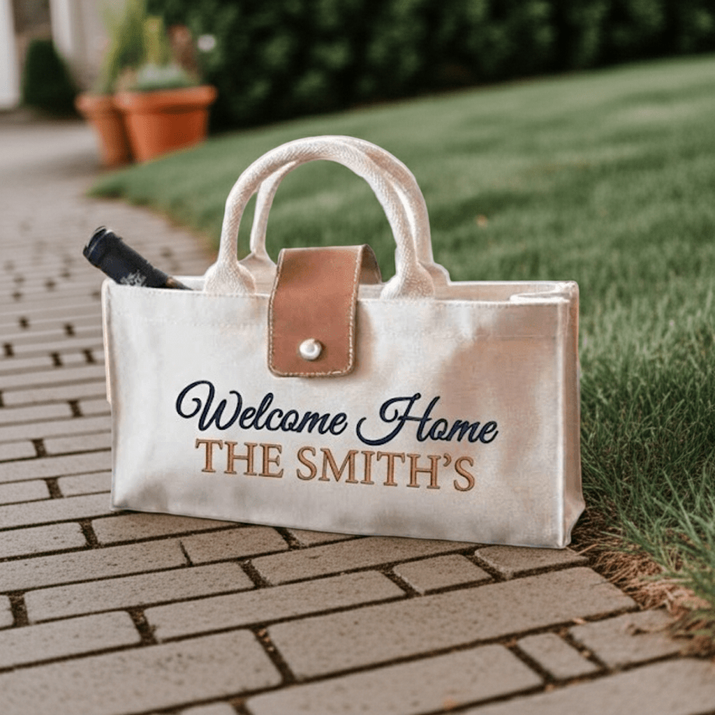 Carmel Single Bottle Wine Bag - Nifty Decor & More