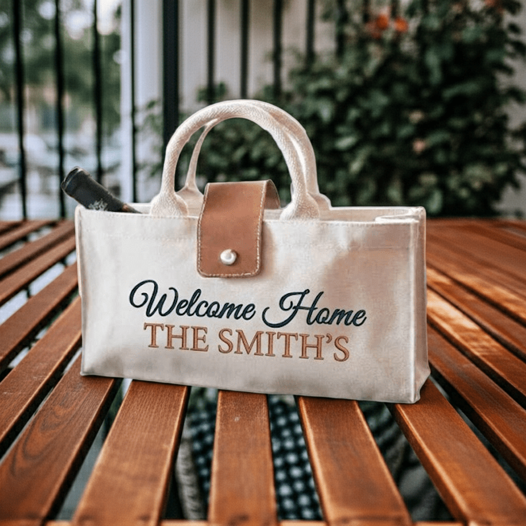 Carmel Single Bottle Wine Bag - Nifty Decor & More