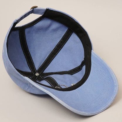 Cat Mom Hat Denim Cotton Adjustable Cap, Chic Everyday Wear for Proud Cat Ladies, Perfect Cat Mom Gift - Nifty Decor & More