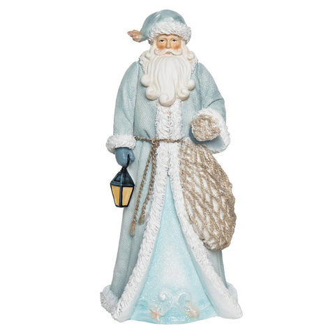 Coastal St. Nick Santa figurine