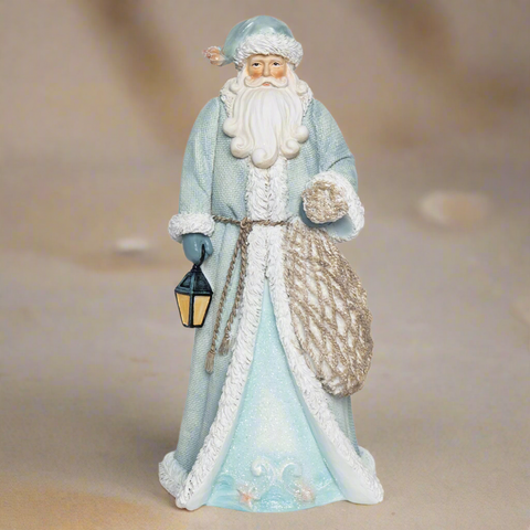 Coastal St. Nick Santa figurine