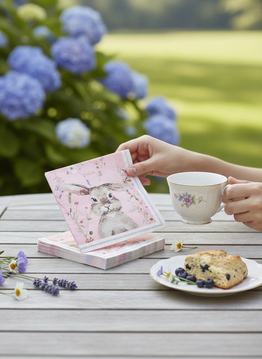 Charming Easter Cocktail Napkin - 20pkg - Nifty Decor & More