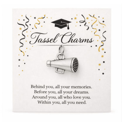 Cheer Graduation Tassel Charm - Nifty Decor & More