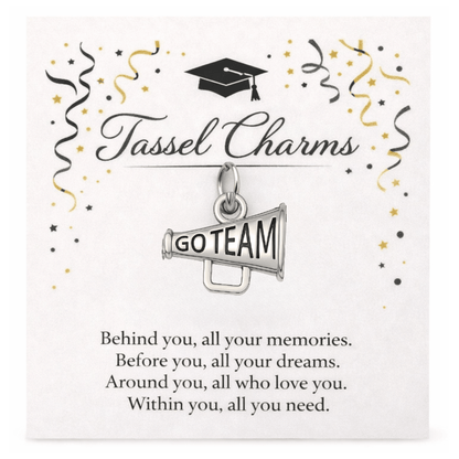 Cheer Graduation Tassel Charm - Nifty Decor & More
