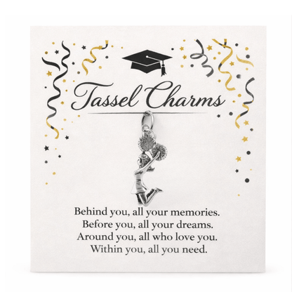 Cheer Graduation Tassel Charm - Nifty Decor & More