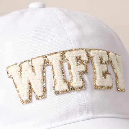 Chenille Letter Patch Baseball Cap - Nifty Decor & More