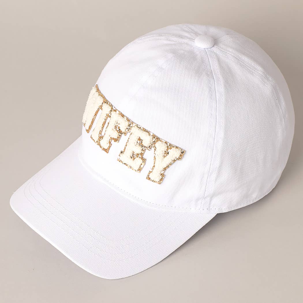 Chenille Letter Patch Baseball Cap - Nifty Decor & More