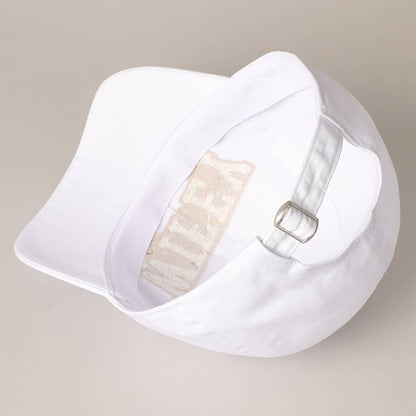 Chenille Letter Patch Baseball Cap - Nifty Decor & More