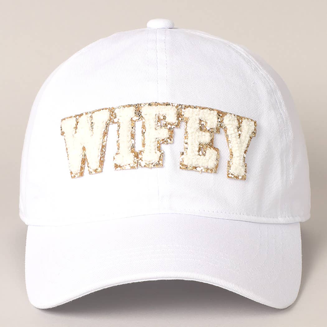 Chenille Letter Patch Baseball Cap - Nifty Decor & More