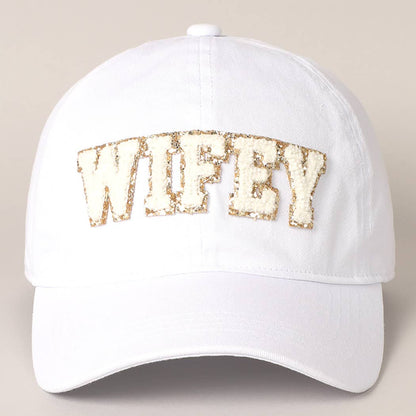 Chenille Letter Patch Baseball Cap - Nifty Decor & More