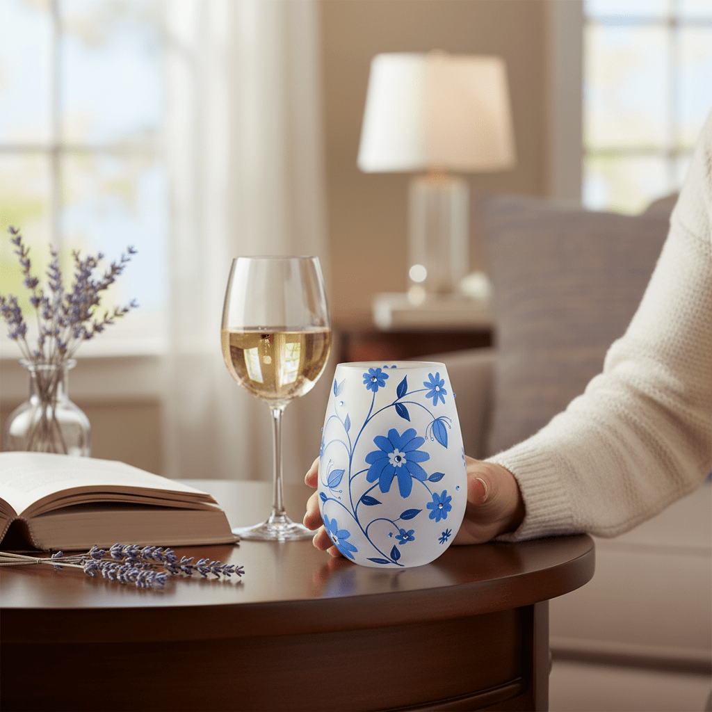 Chinoiserie Charm Stemless - Nifty Decor & More