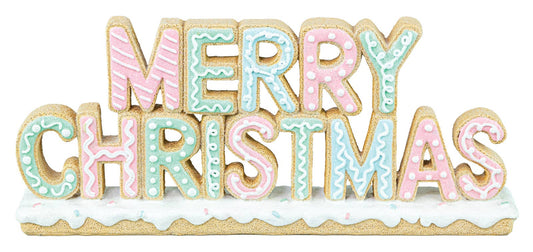 Christmas Confections Merry Tabletop Sign