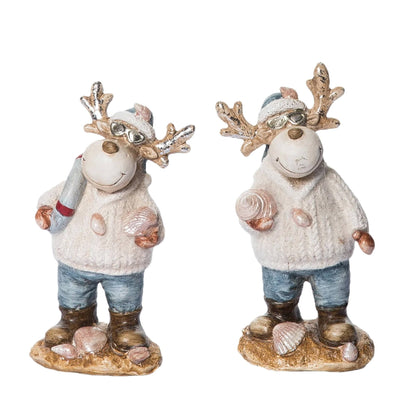 Christmas Cool Beach Reindeer Set - Nifty Decor & More