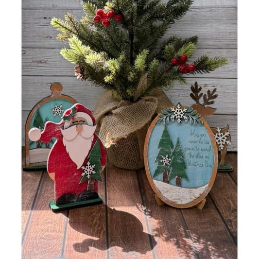 Christmas Eve Décor - 4 PC Set - Nifty Decor & More