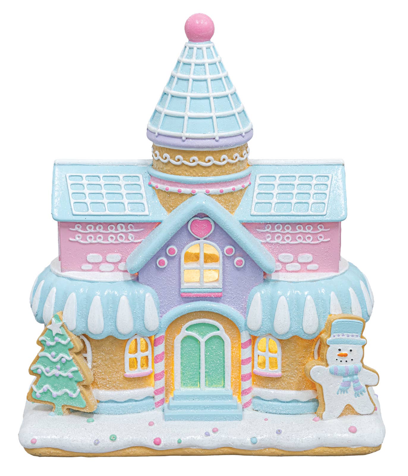 Christmas Ice Cream Manor W Lights - Nifty Decor & More