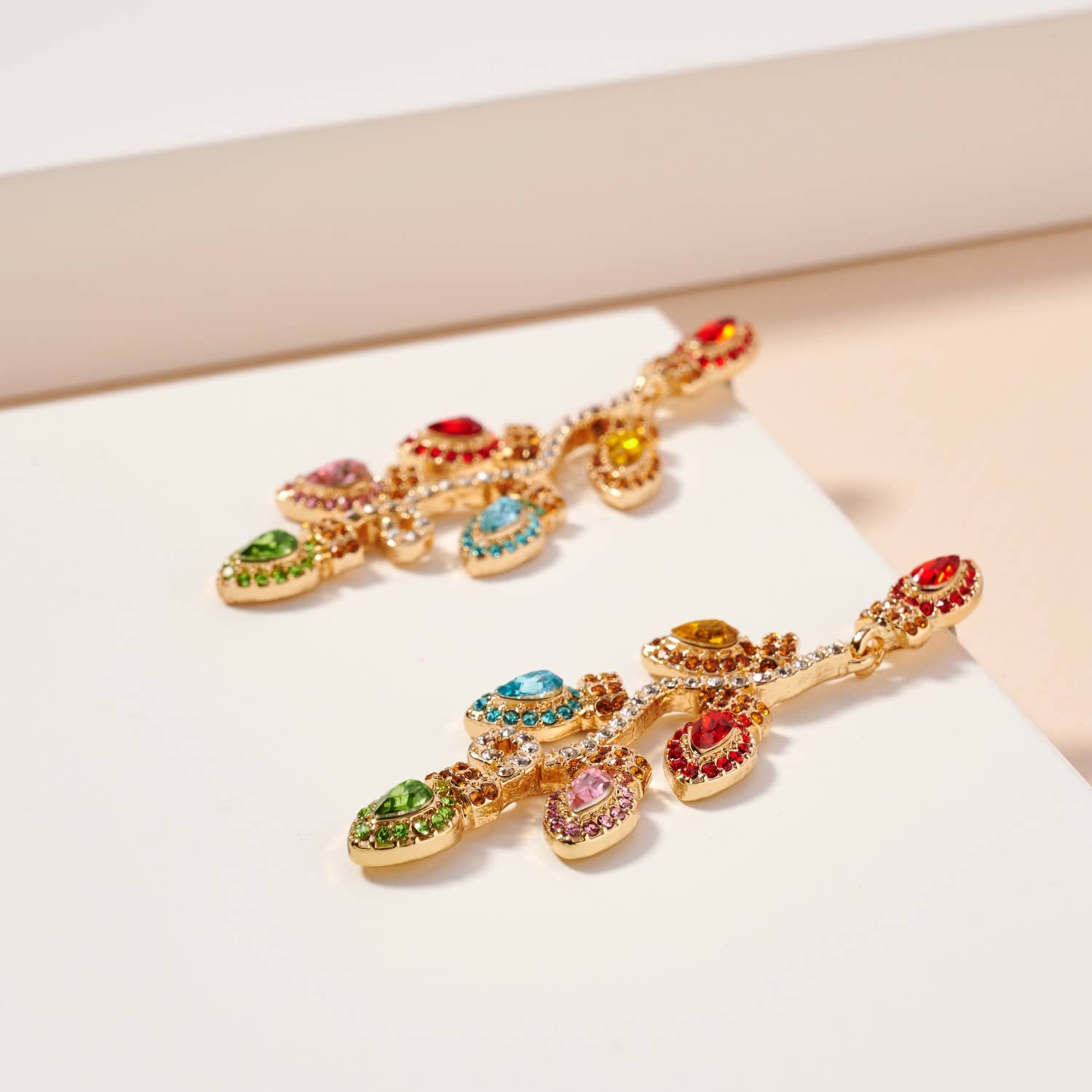Christmas Lights Dangling Earrings - Nifty Decor & More