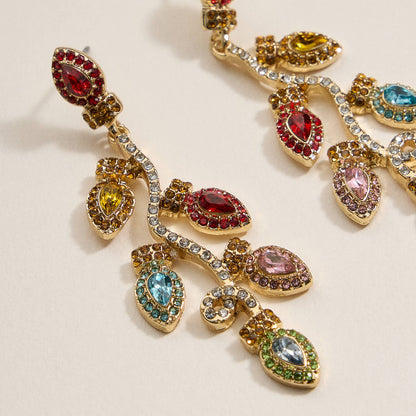 Christmas Lights Dangling Earrings - Nifty Decor & More