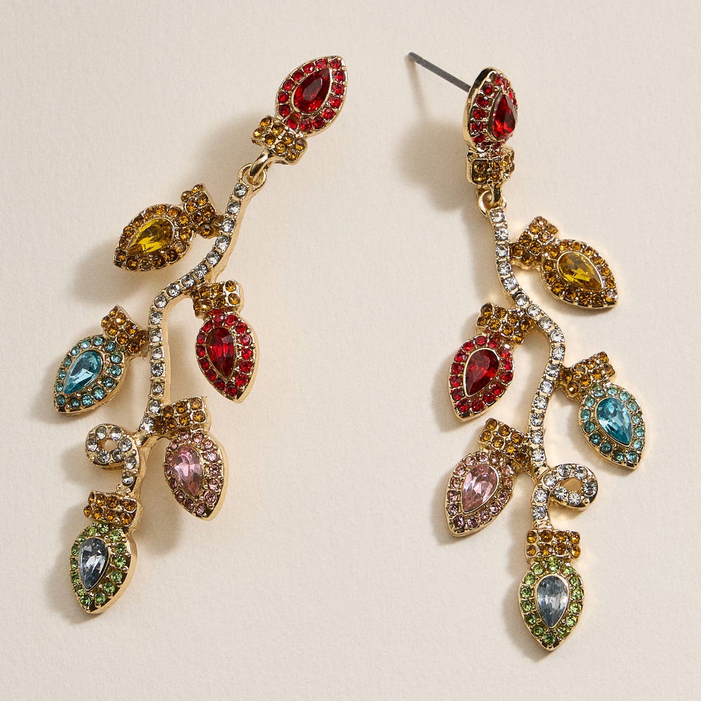 Christmas Lights Dangling Earrings