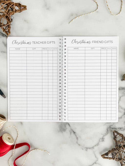 Christmas Planner & Jolly Notepad Combo