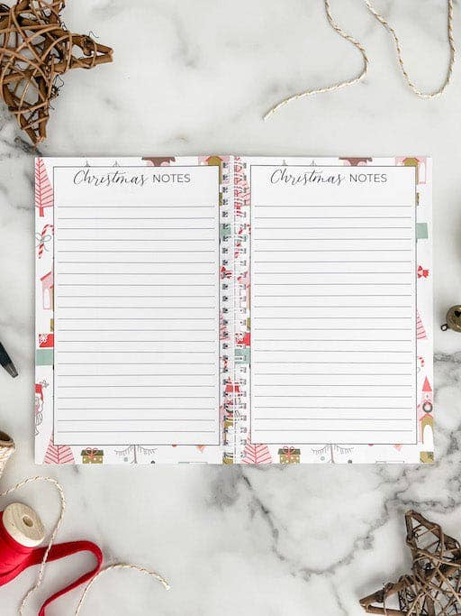 Christmas Planner & Jolly Notepad Combo