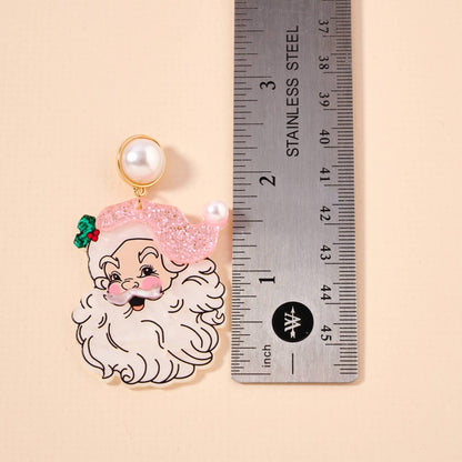 Christmas Santa Claus Dangling Earrings - Nifty Decor & More