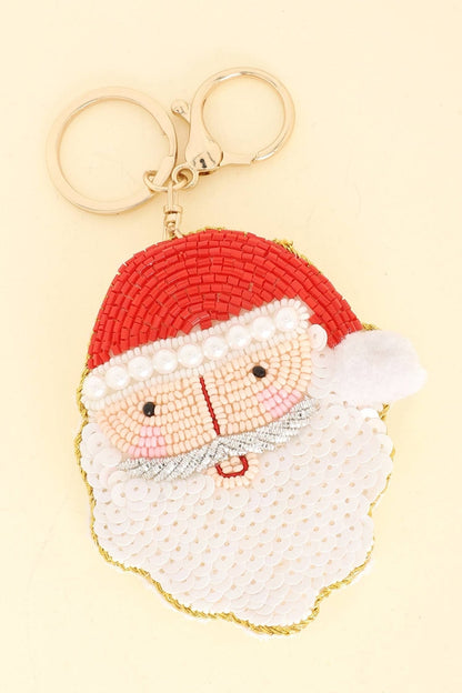 Christmas Santa Claus Keychain - Nifty Decor & More