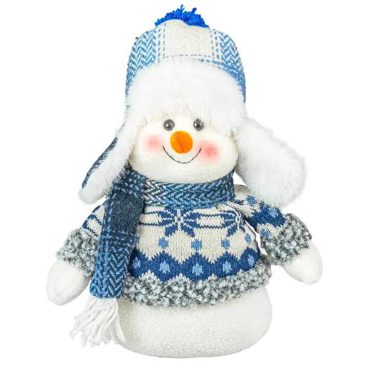 Christmas Sapphire Snowman Tabletop - Nifty Decor & More