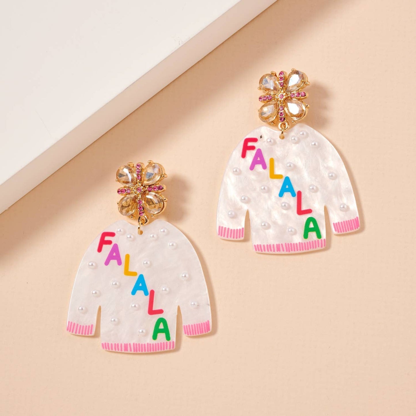 Christmas Ugly Sweater Dangling Earrings - Nifty Decor & More