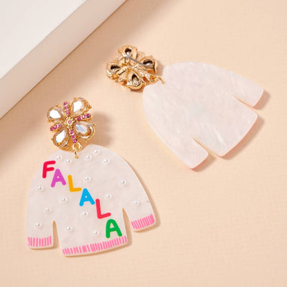 Christmas Ugly Sweater Dangling Earrings - Nifty Decor & More