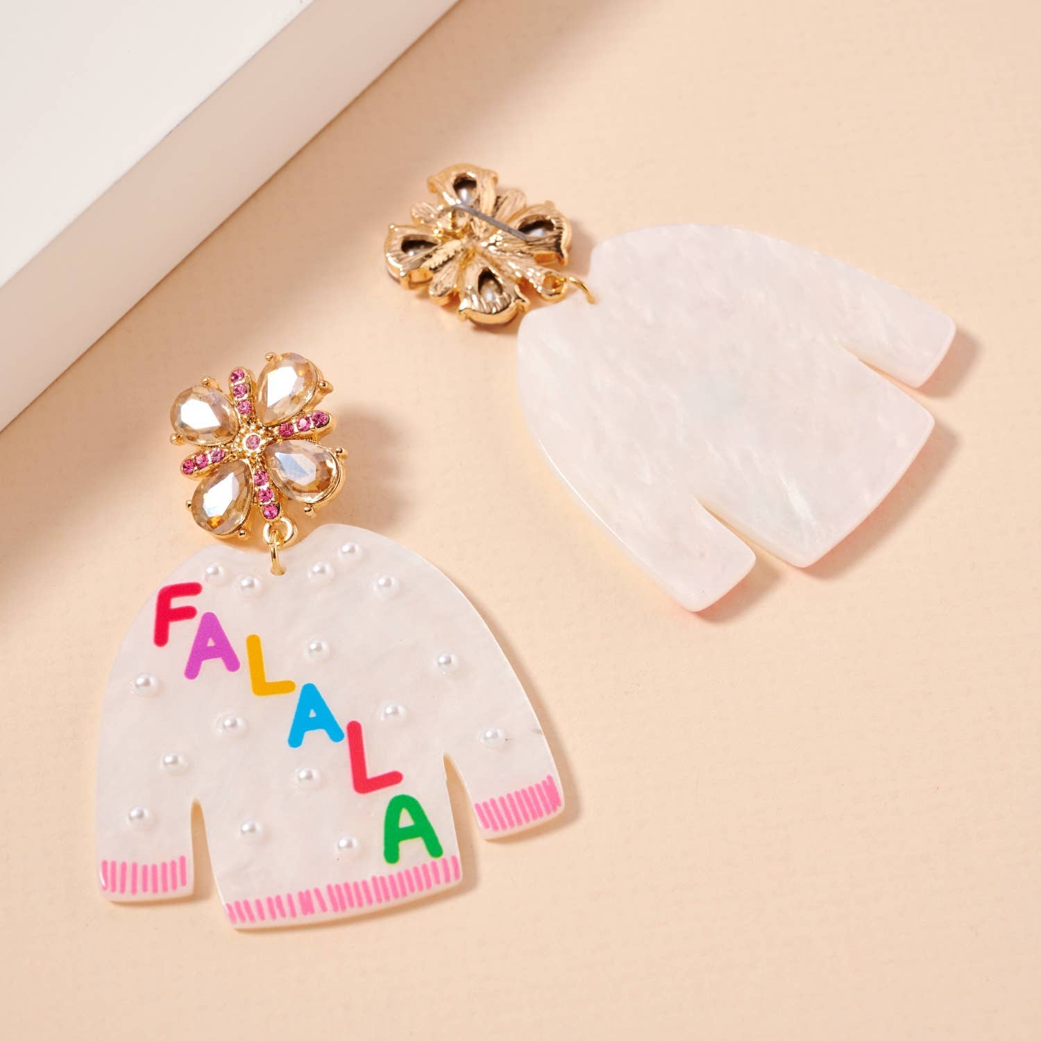 Christmas Ugly Sweater Dangling Earrings